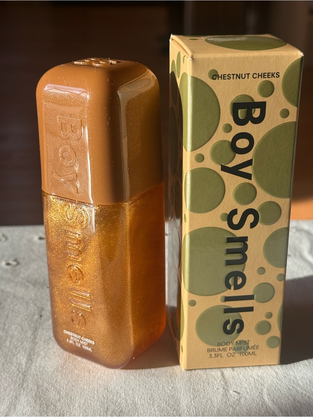 Boy Smells Chestnut Cheeks Shimmer Body Mist 3.3 oz 100ml New in Box